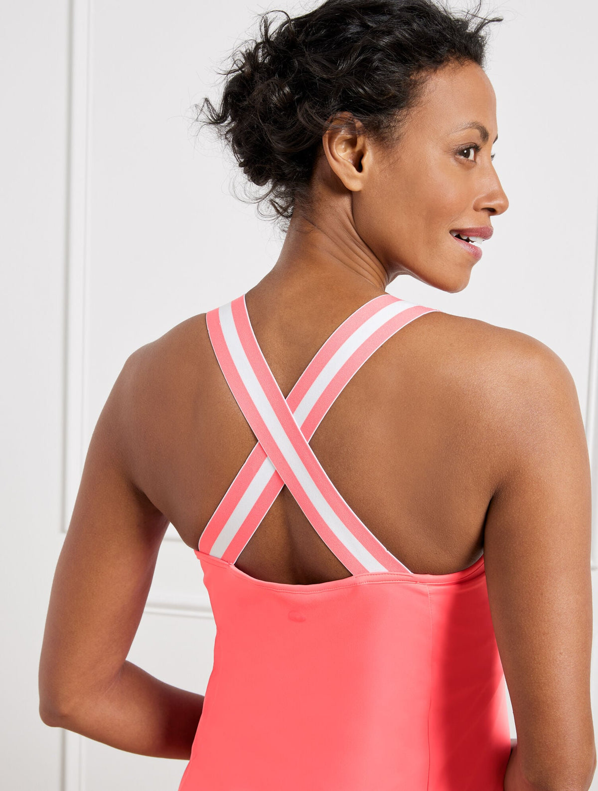 PERFORMANCE INTERLOCK STRAPPY TENNIS DRESS