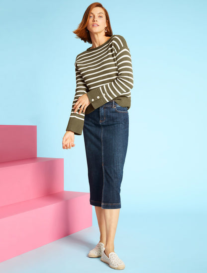 IZZY PERFORATED SCALLOP ESPADRILLE FLATS