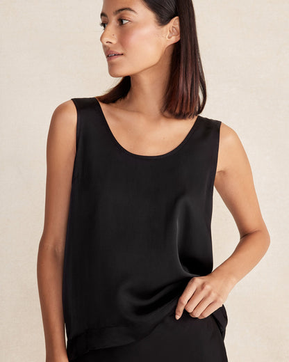 SILKY SCOOP NECK TANK