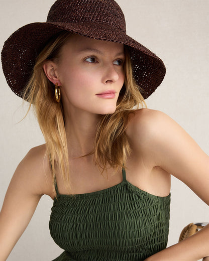 RAFFIA BUCKET HAT