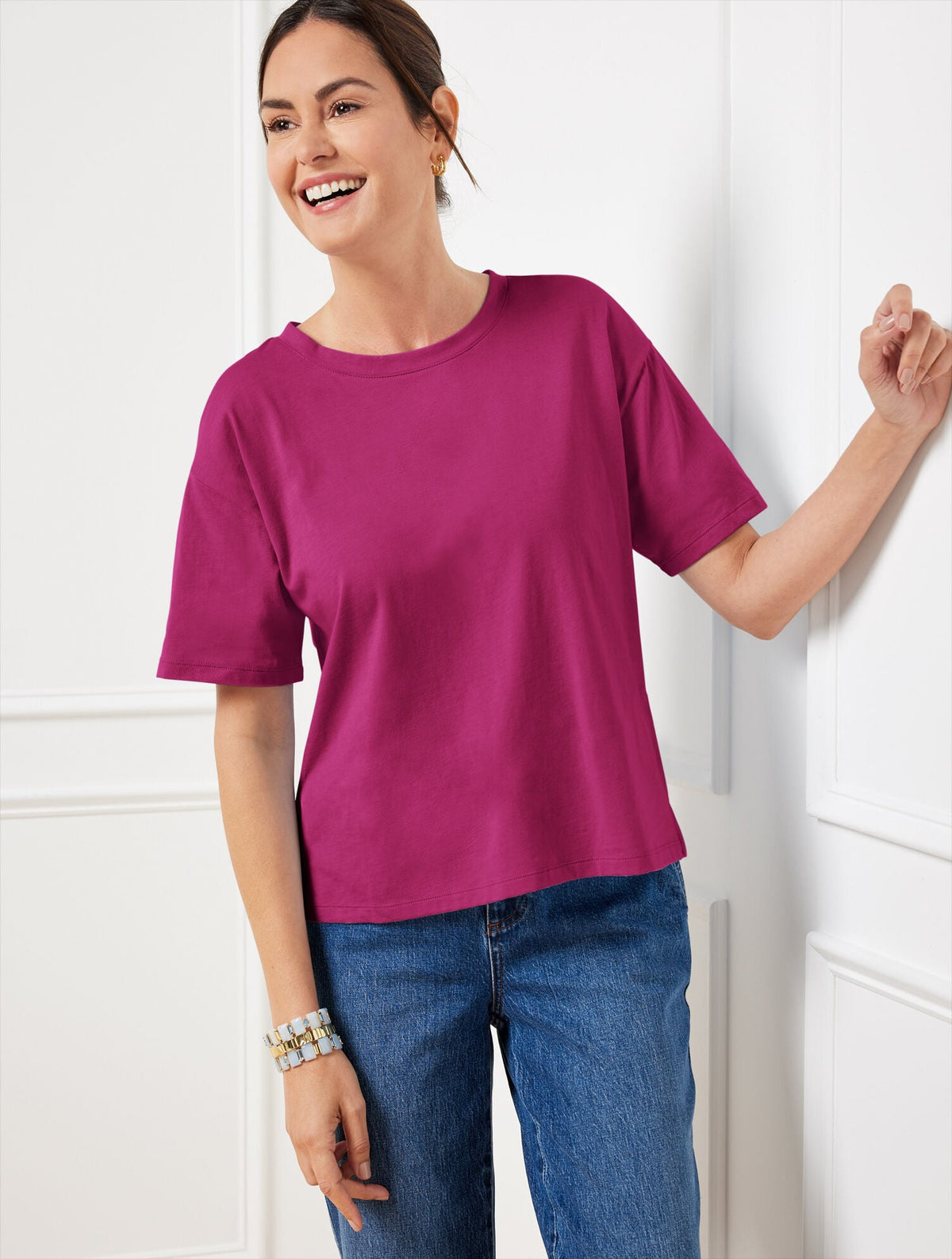 BOXY CREWNECK TEE