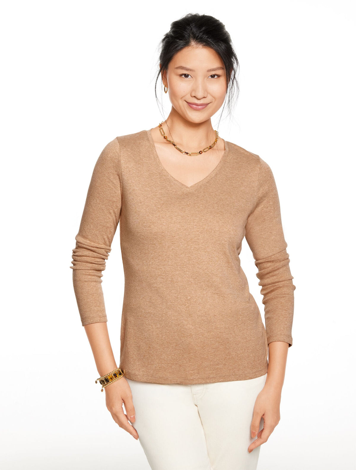 PIMA V-NECK TEE
