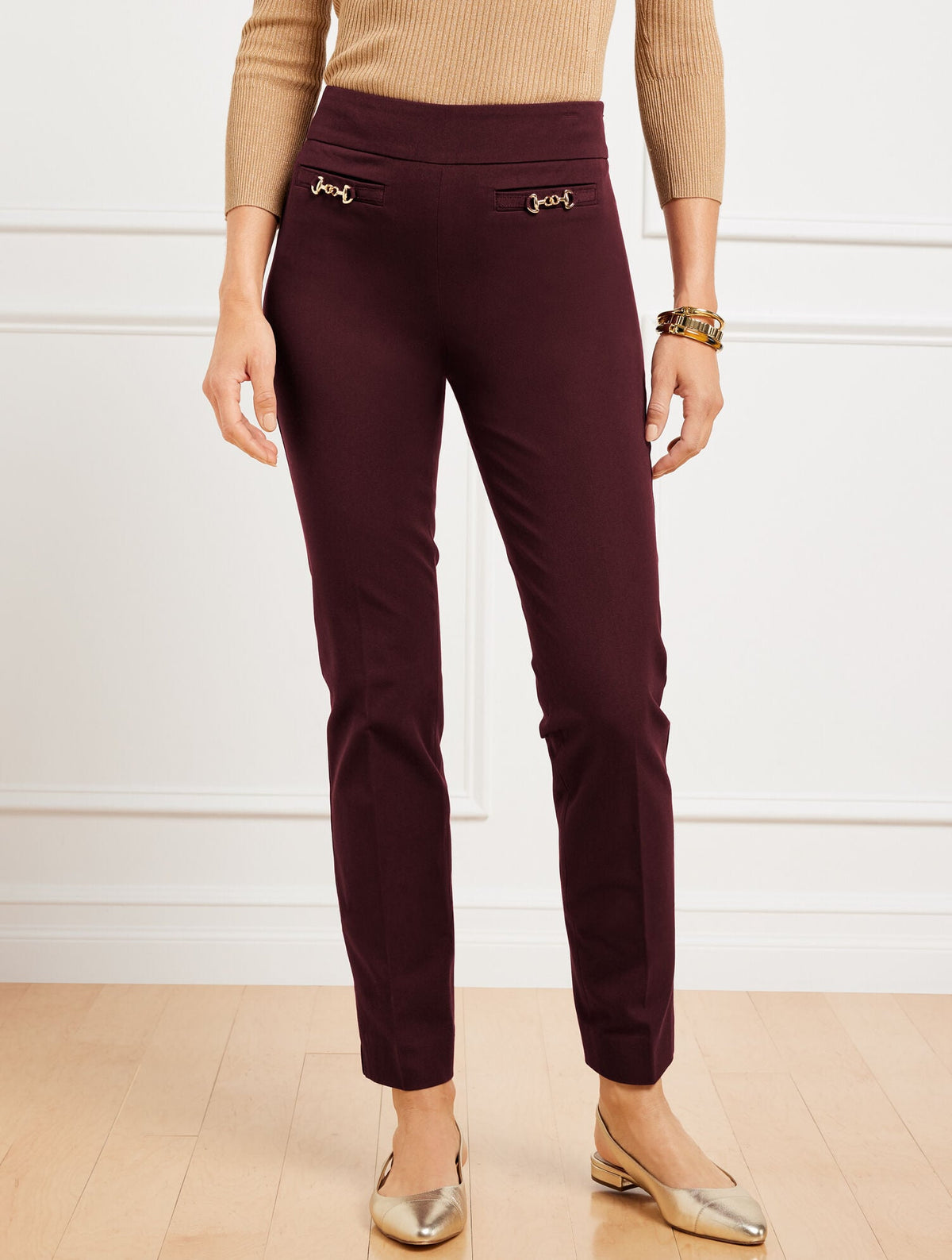 TALBOTS CHATHAM SLIM ANKLE PANTS
