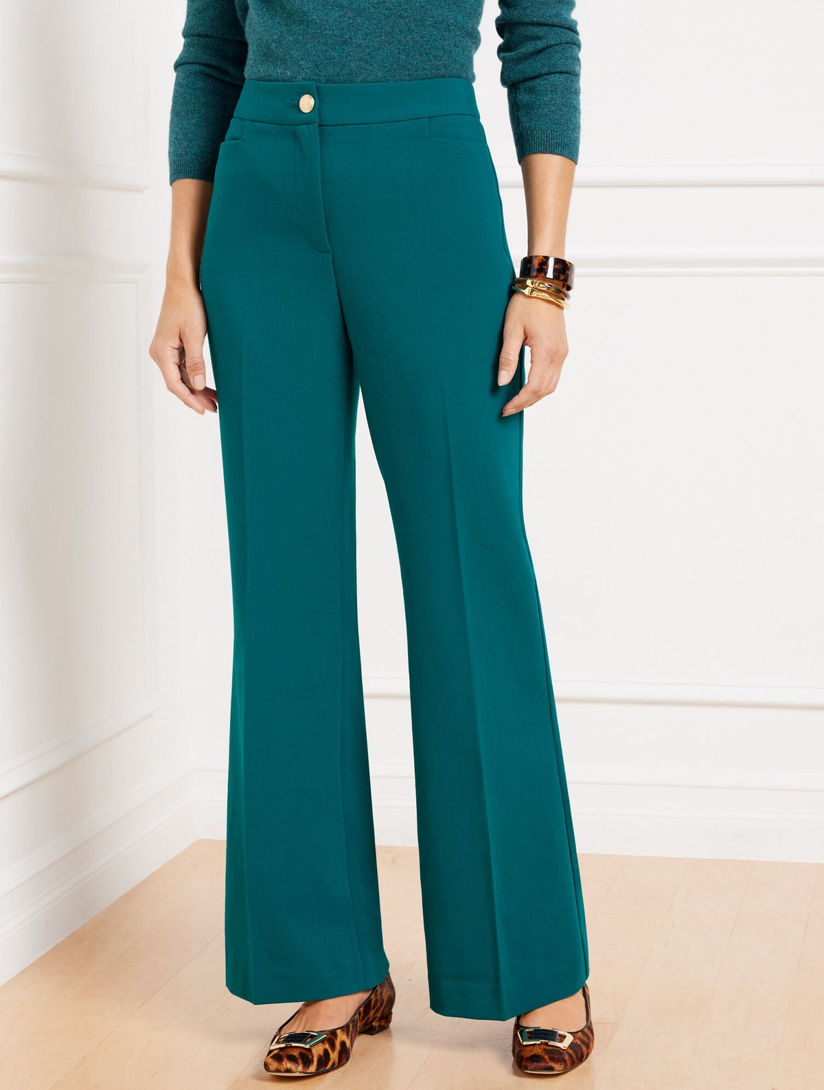 TALBOTS PROVIDENCE FLARE LEG PANTS