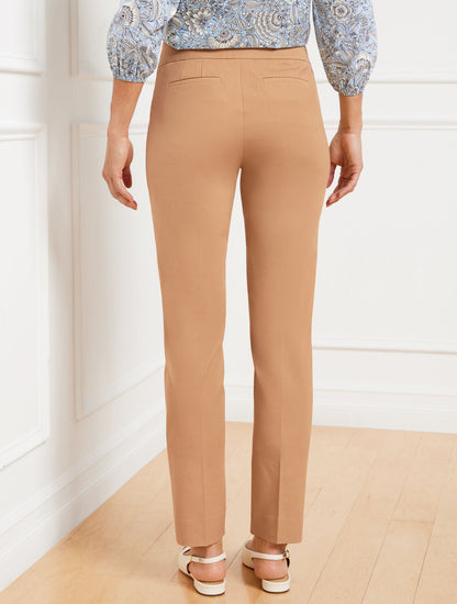 TALBOTS CHATHAM SLIM LEG ANKLE PANTS - CURVY FIT