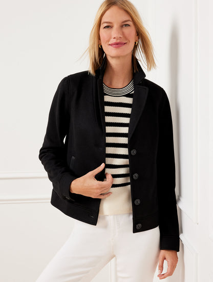 BRUSHED KNIT JACKET