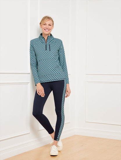 OUT & ABOUT LEGGINGS - FASCINATING SCALLOP