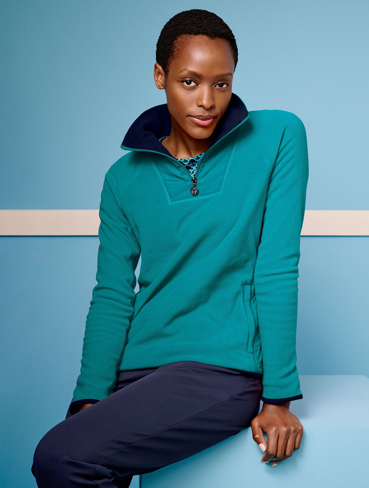 MICROFLEECE HALF-ZIP PULLOVER