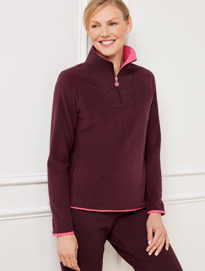 MICROFLEECE HALF-ZIP PULLOVER