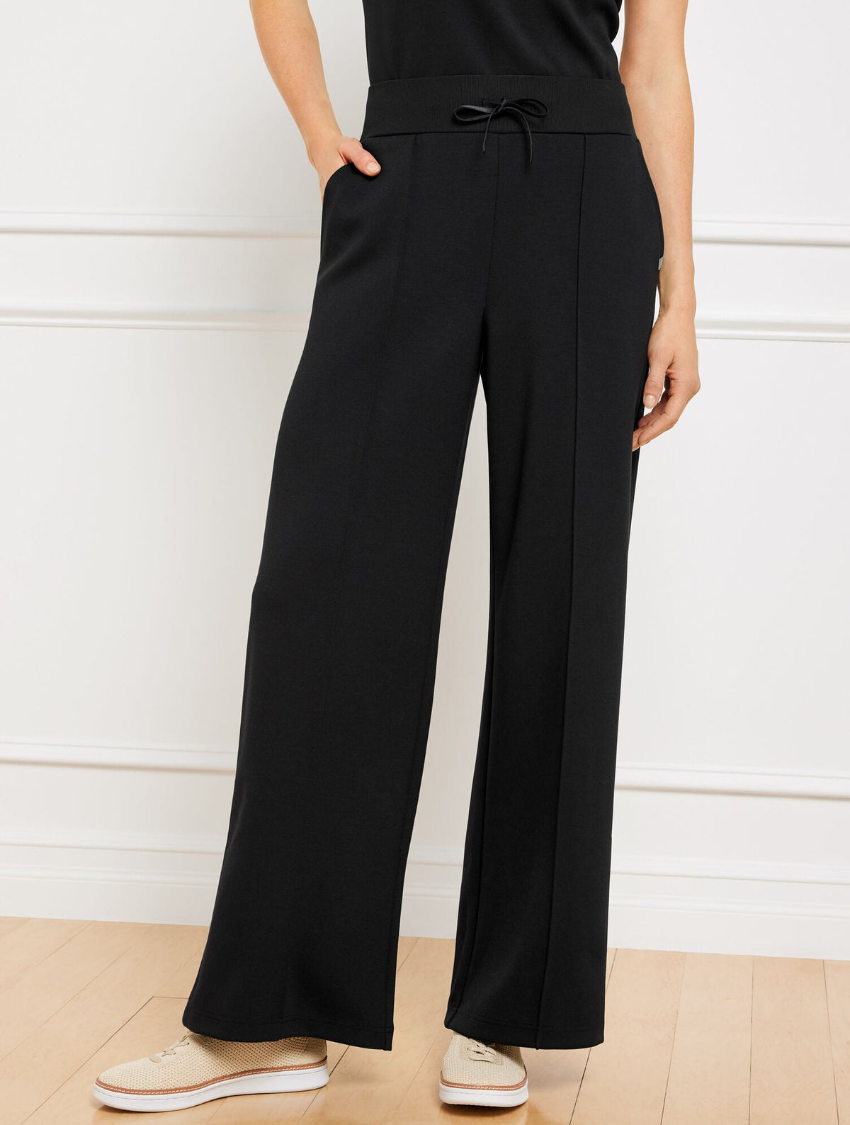 AIRKNIT STRETCH WIDE LEG PANTS