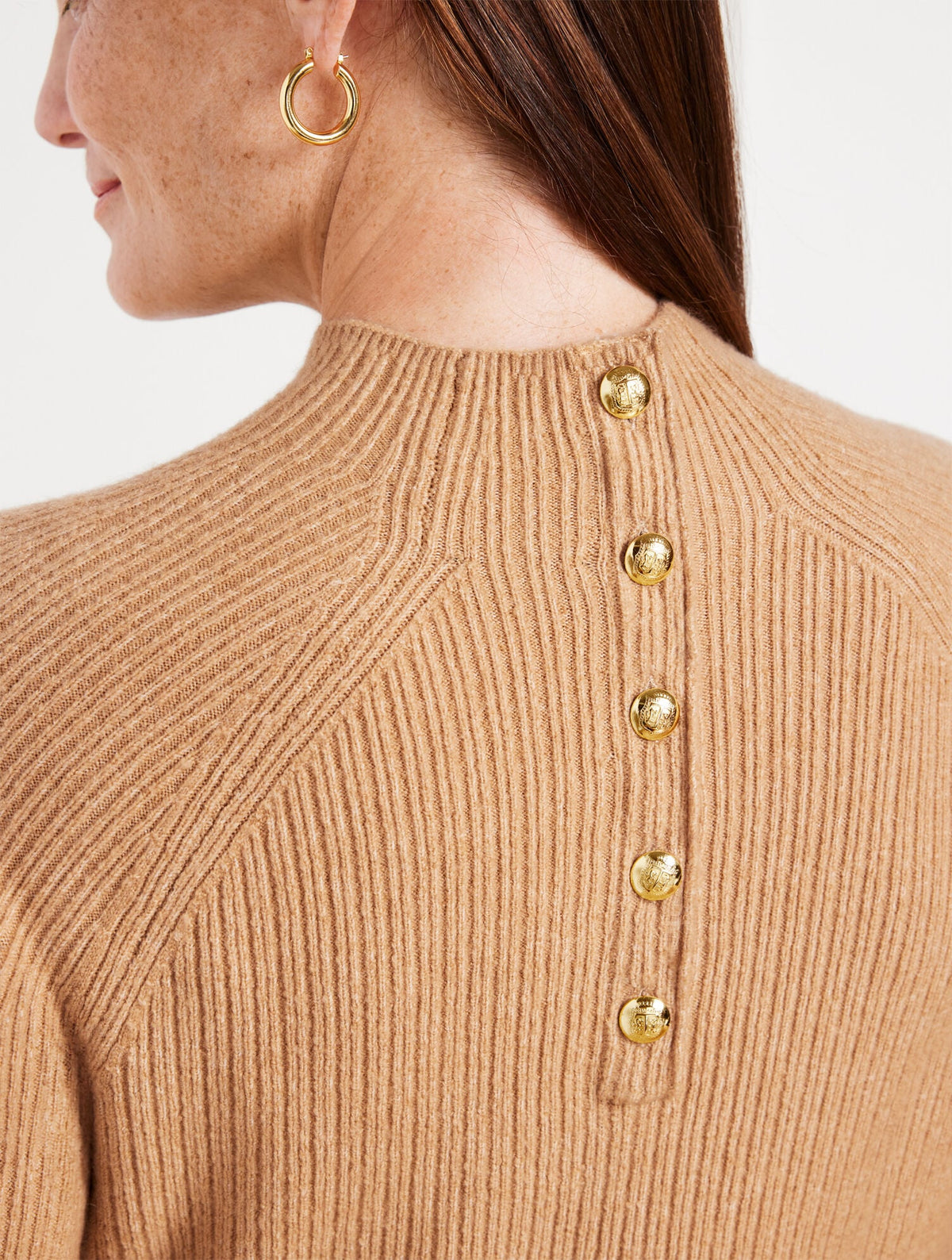 MOCKNECK SWEATER DRESS