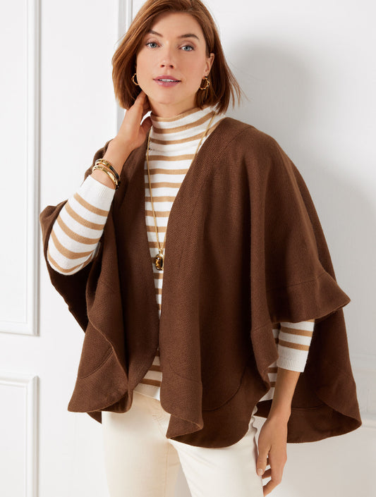 WOVEN RUANA