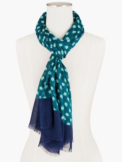 DAZZLING DITSY OBLONG SCARF