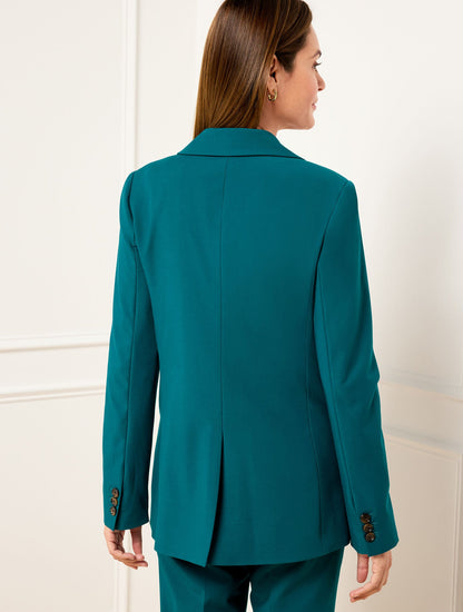 CITY TWILL OPEN FRONT BLAZER