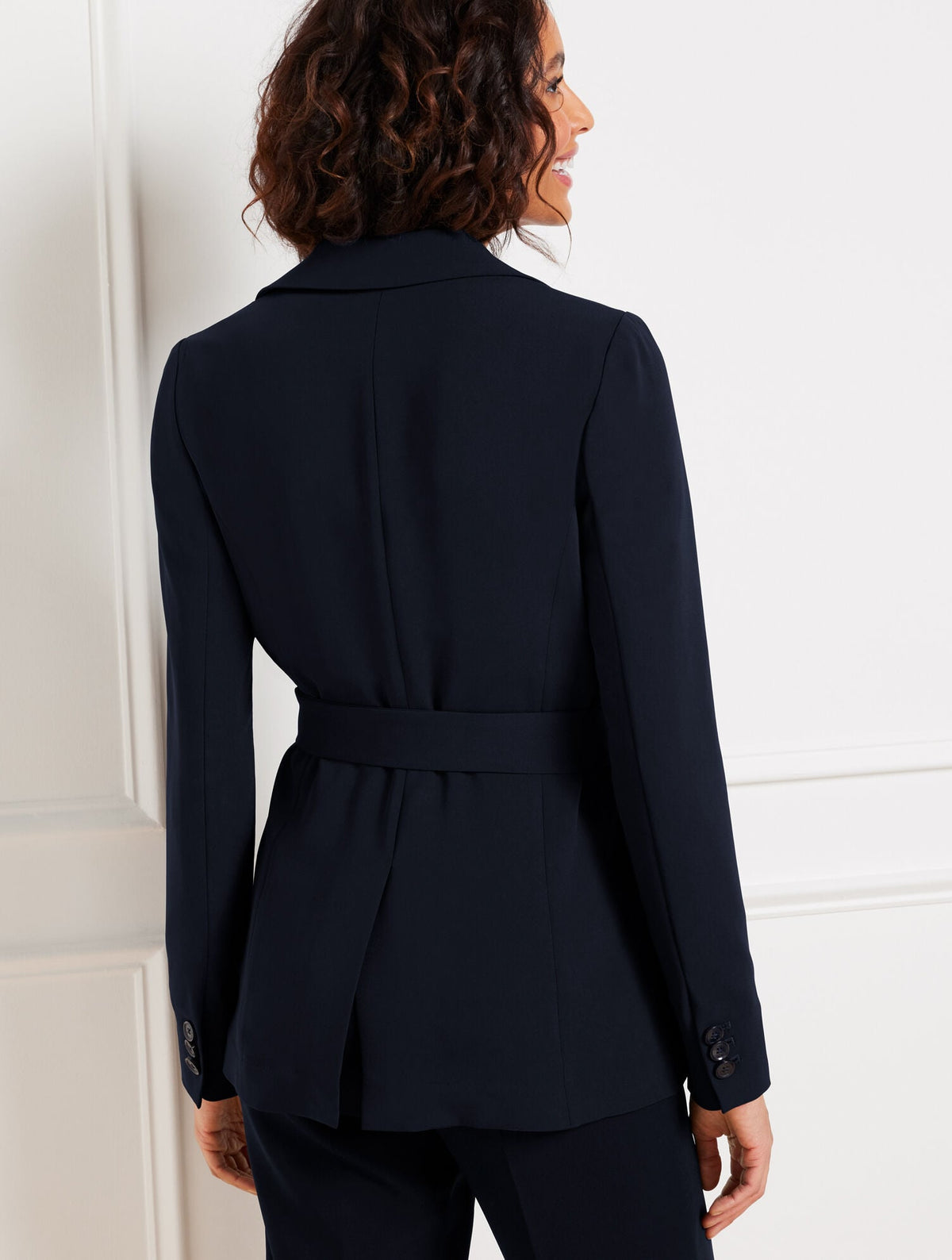 EASY TRAVEL TIE WAIST BLAZER