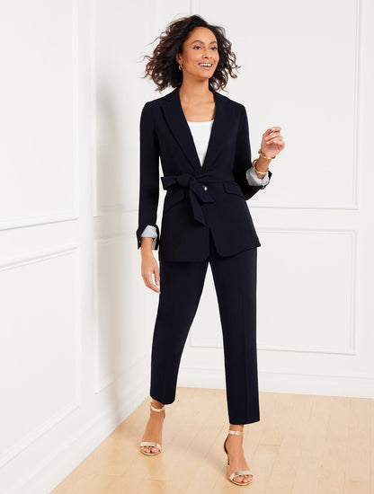 EASY TRAVEL TIE WAIST BLAZER
