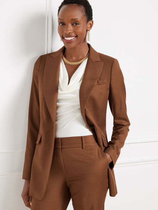 LUXE ITALIAN FLANNEL BLAZER