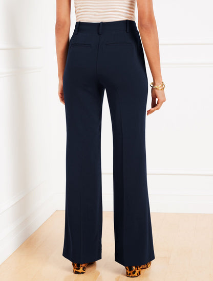 EASY TRAVEL FLARE LEG PANTS