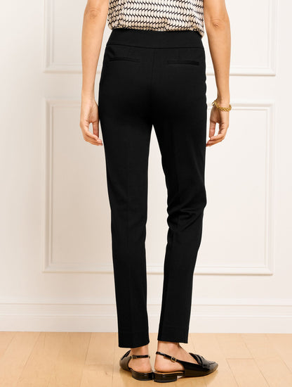 LUXE PONTE TAPERED LEG PANTS