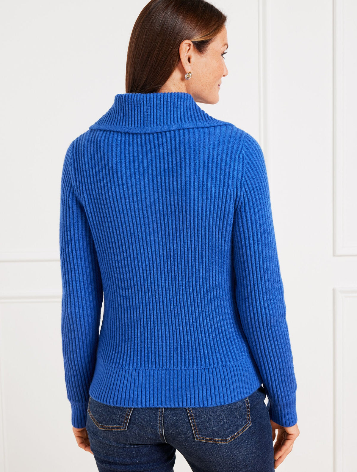 POINTELLE KNIT SWEATER JACKET