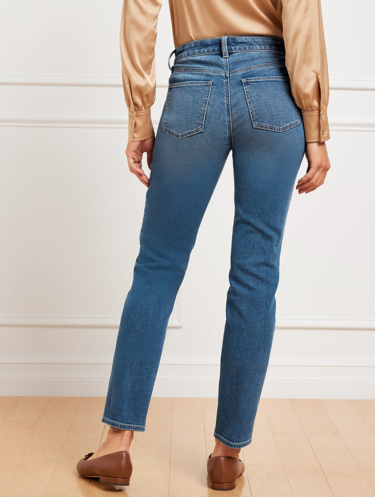 SLIM ANKLE JEANS - CULVER WASH
