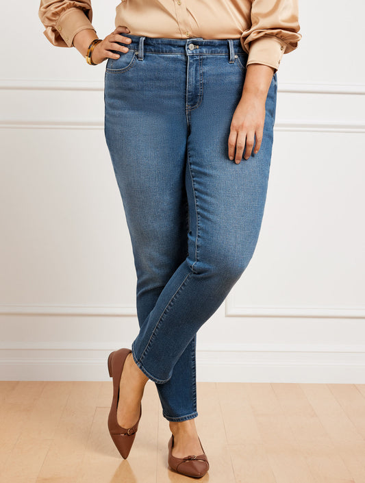 SLIM ANKLE JEANS - CULVER WASH