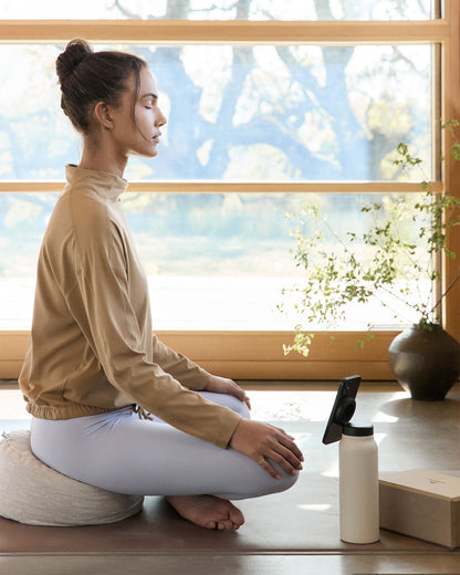 BALANCE FUNNEL-NECK PULLOVER