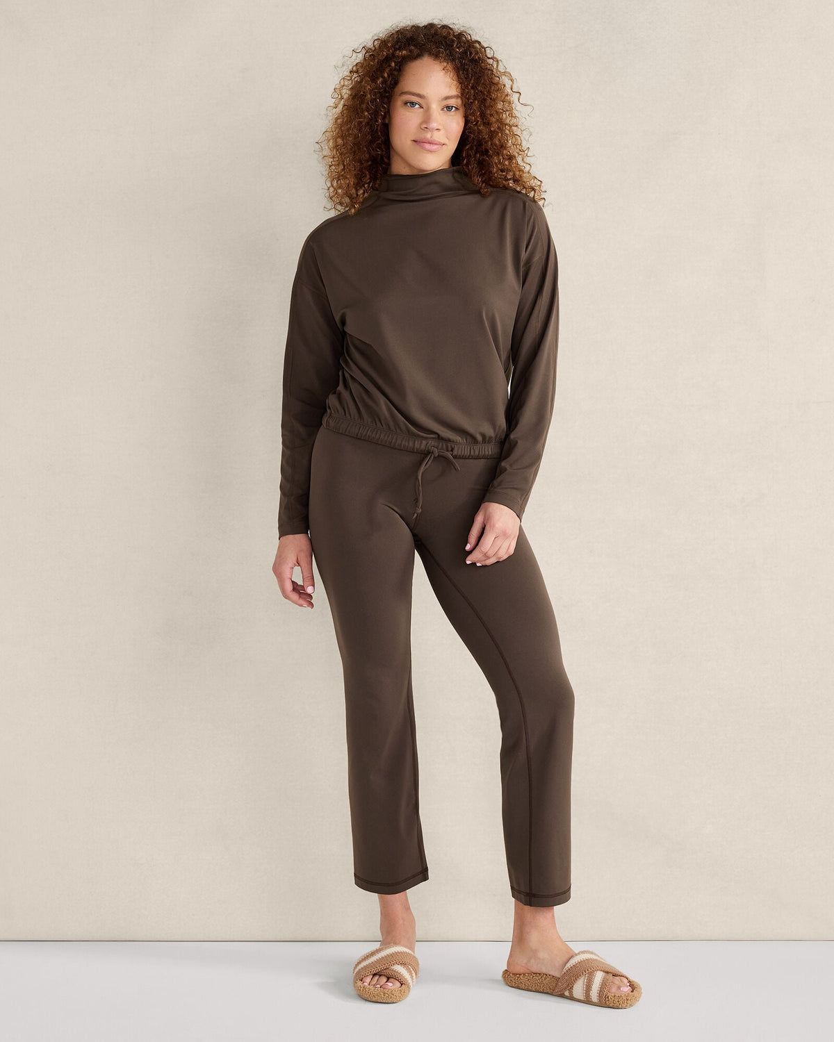 BALANCE FUNNEL-NECK PULLOVER
