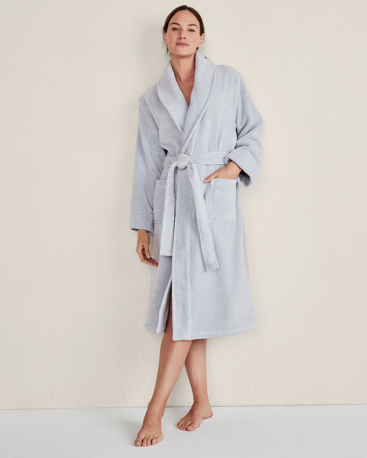 ORGANIC COTTON TERRY BATHROBE