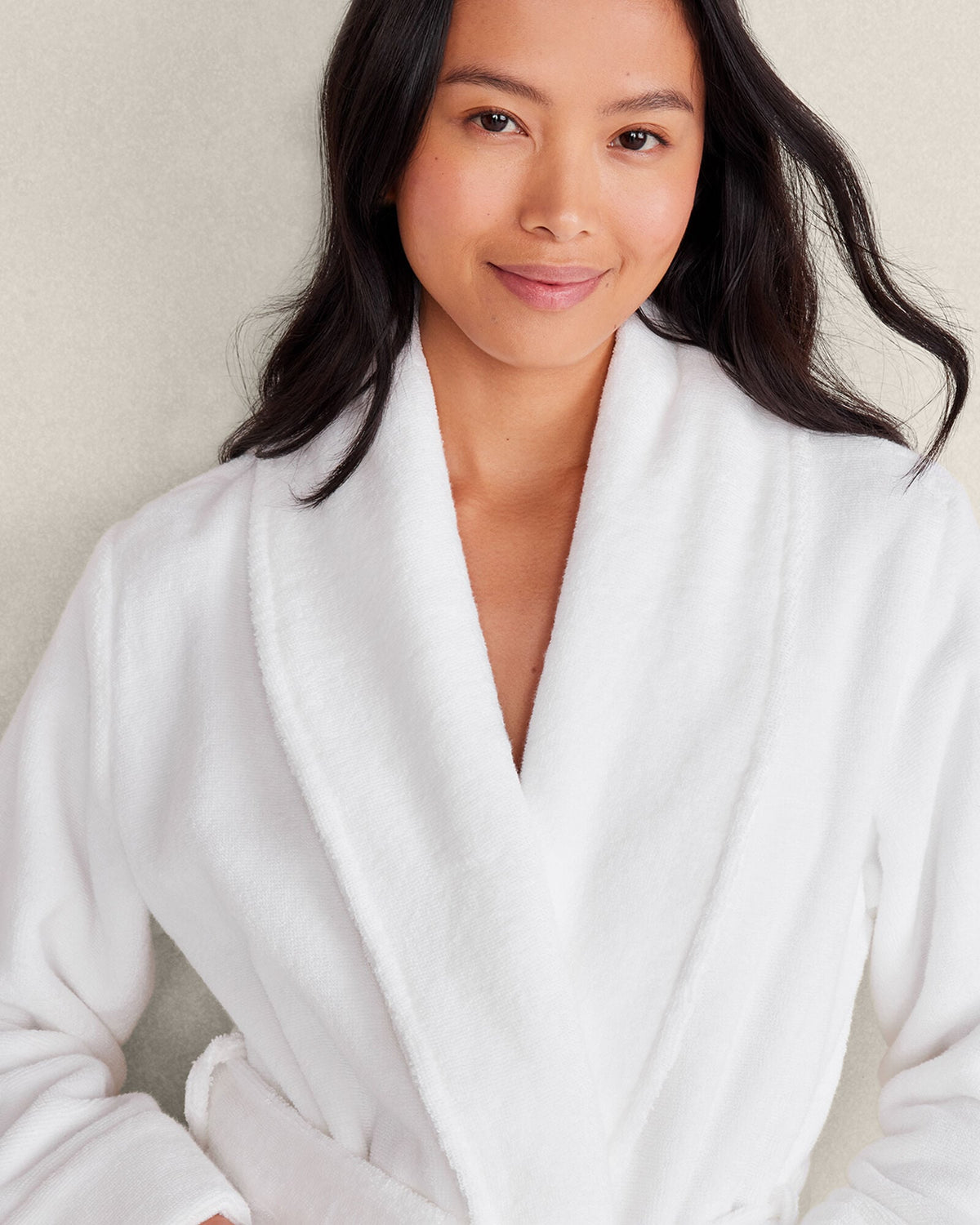 ORGANIC COTTON TERRY BATHROBE