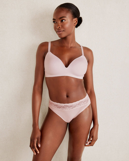 COTTON BLISS LIGHTLY-LINED NO-WIRE T-SHIRT BRA