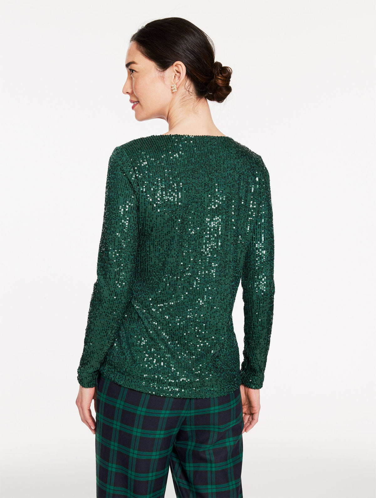 SEQUIN CREWNECK TEE