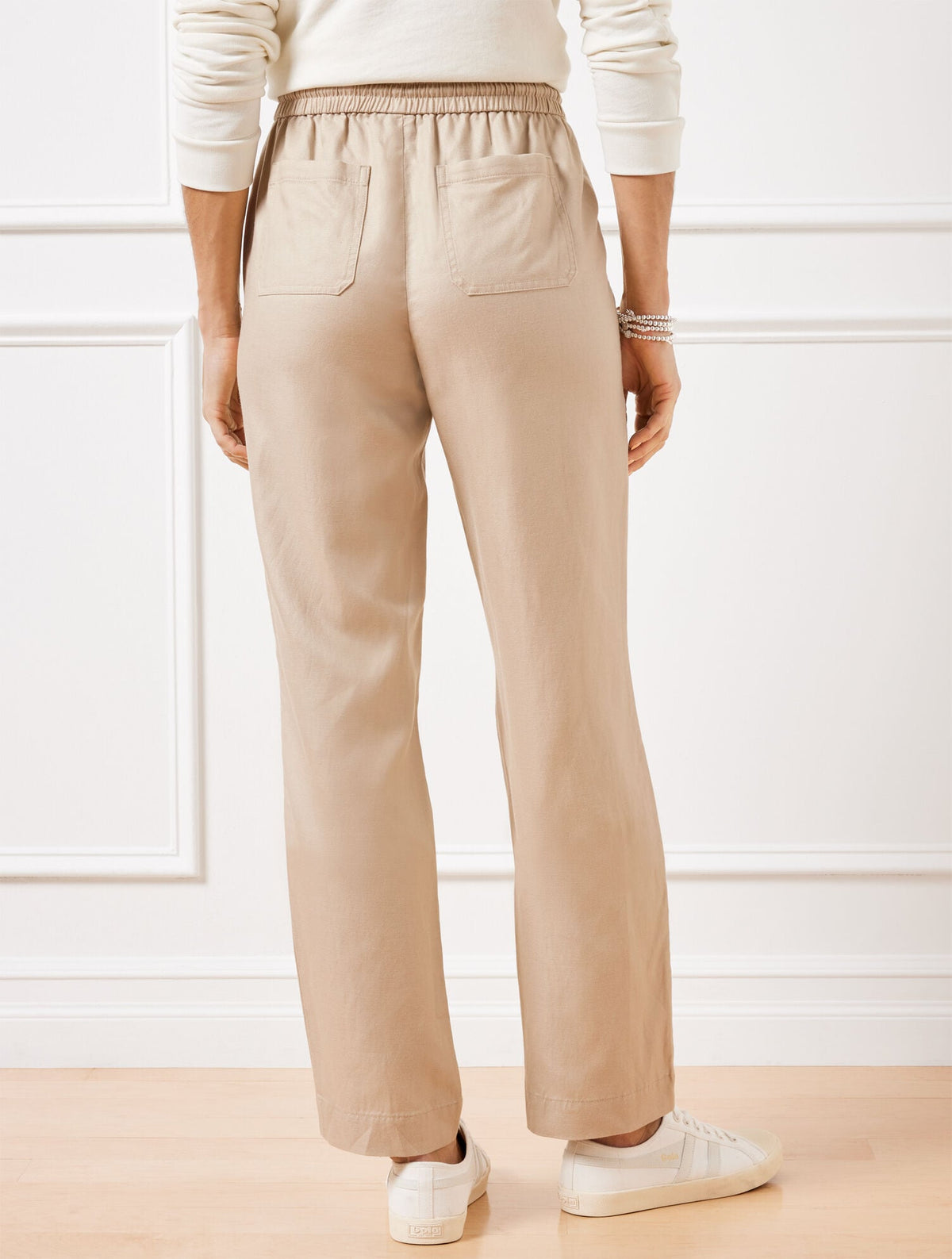 STRAIGHT LEG DRAWSTRING PANTS