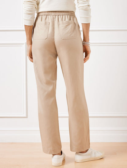 STRAIGHT LEG DRAWSTRING PANTS