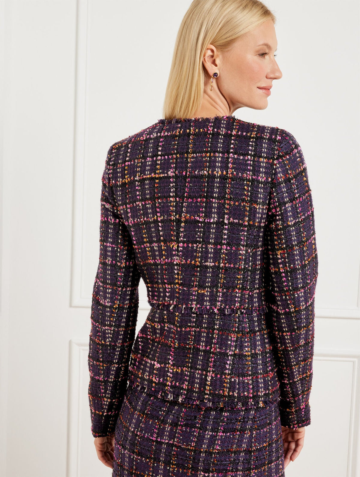 MIDNIGHT SPARKLE TWEED JACKET