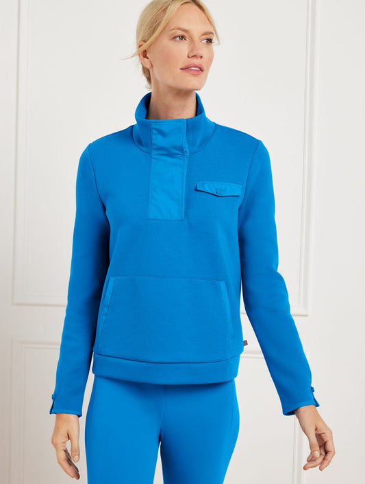 BUTTON UP PULLOVER