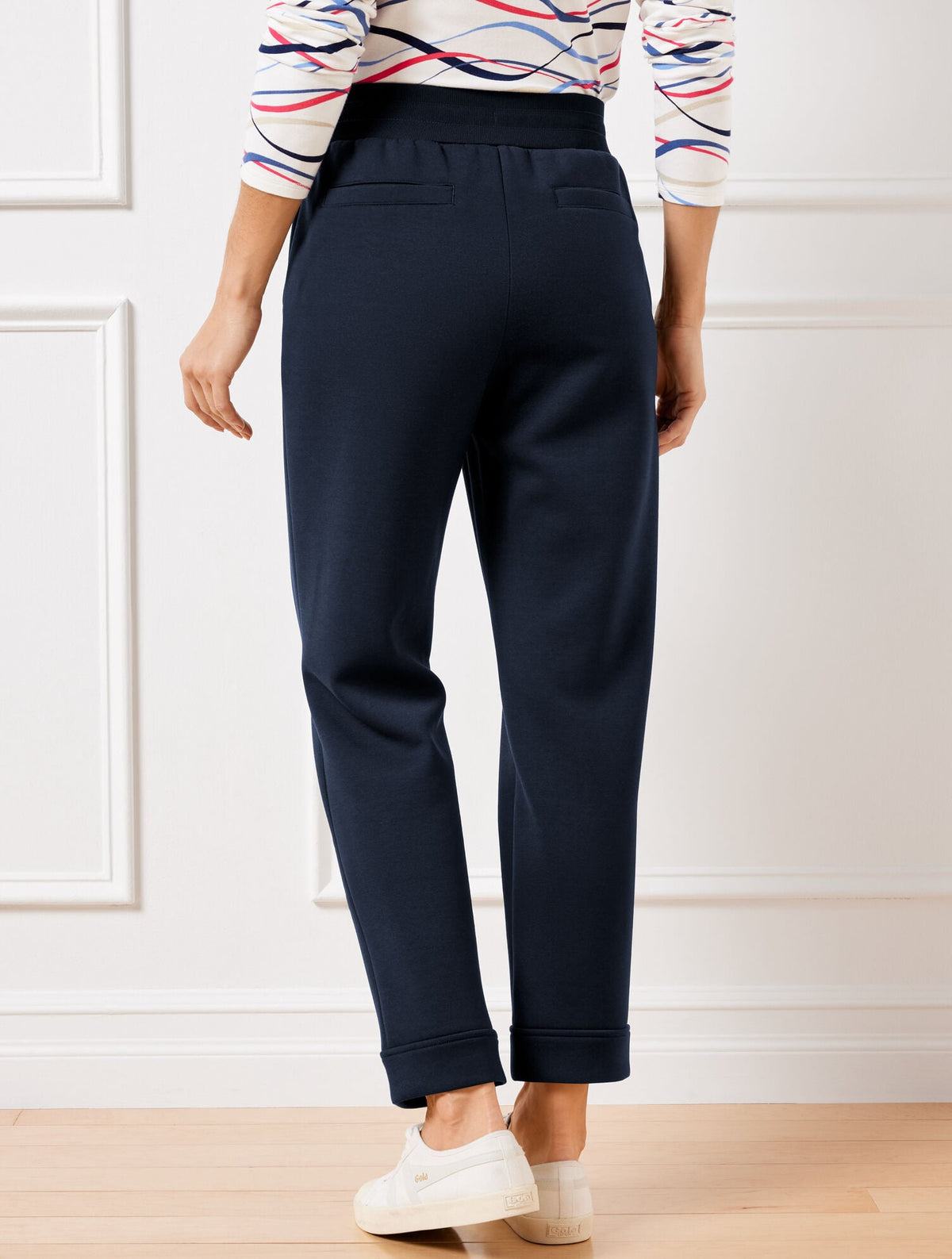 AIRKNIT STRETCH STRAIGHT LEG CUFF PANTS