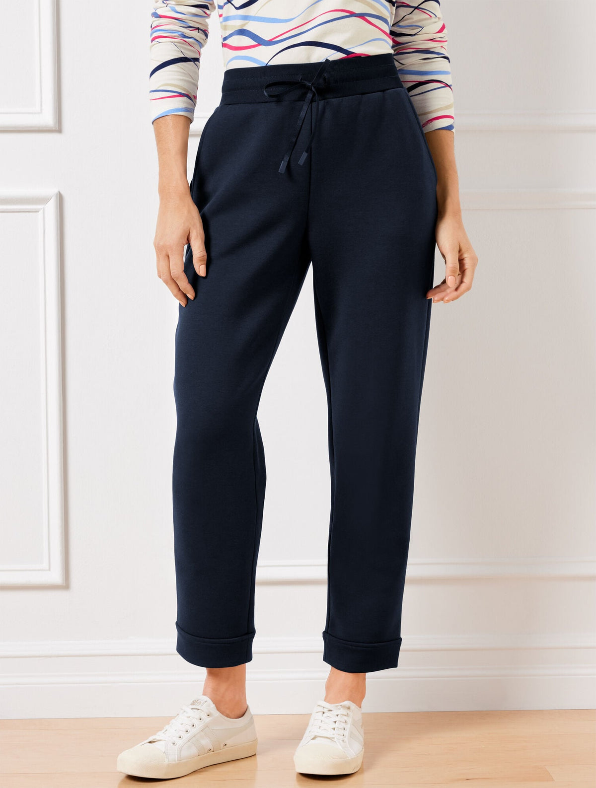 AIRKNIT STRETCH STRAIGHT LEG CUFF PANTS