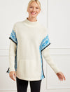 IVORY/BOLD BLUE