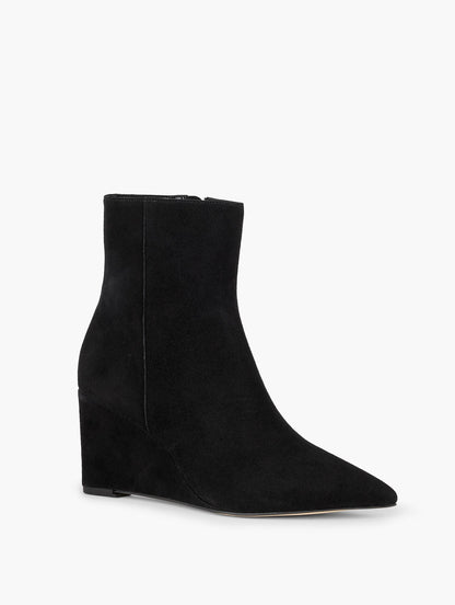 EMMA SUEDE WEDGE BOOTIE