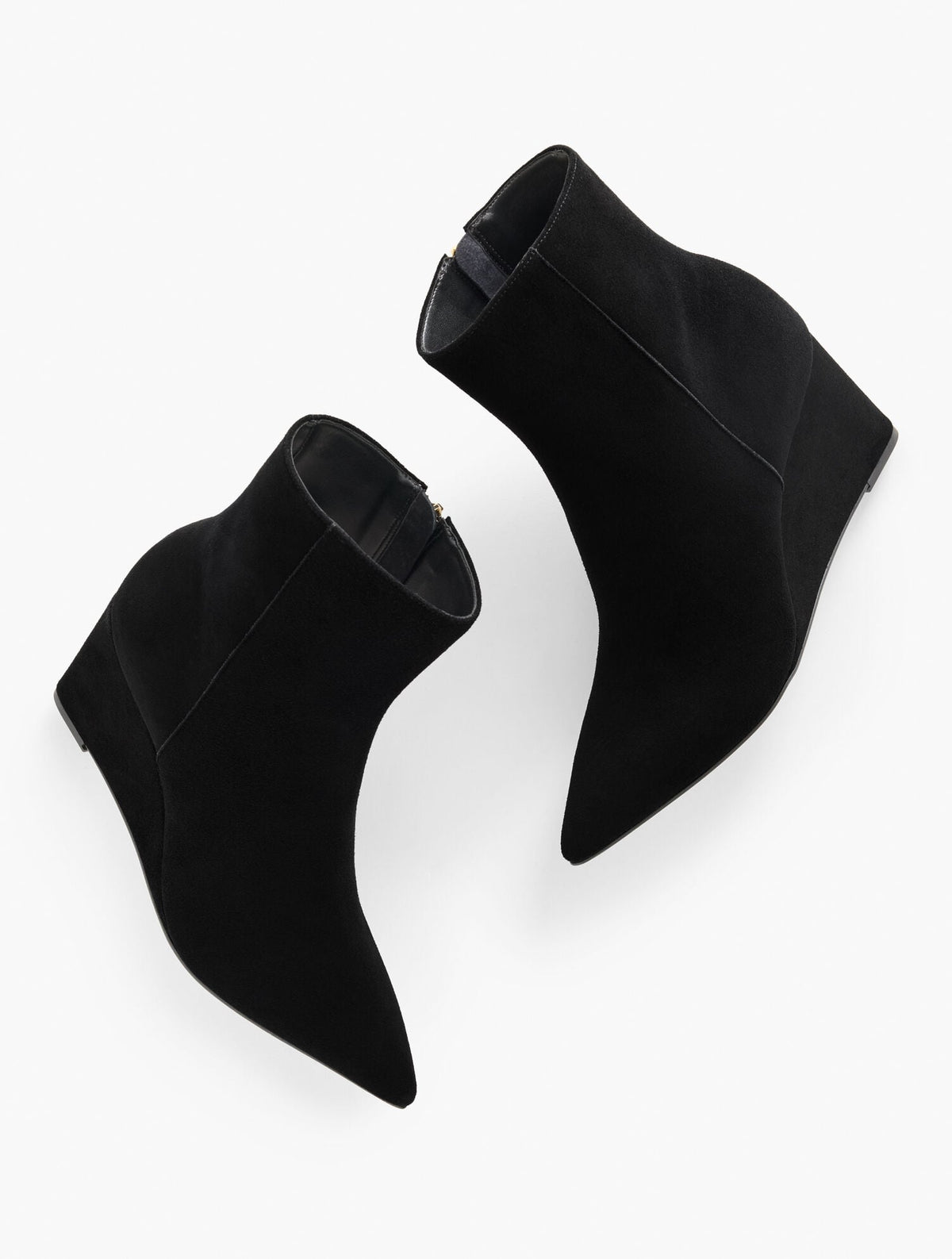 EMMA SUEDE WEDGE BOOTIE