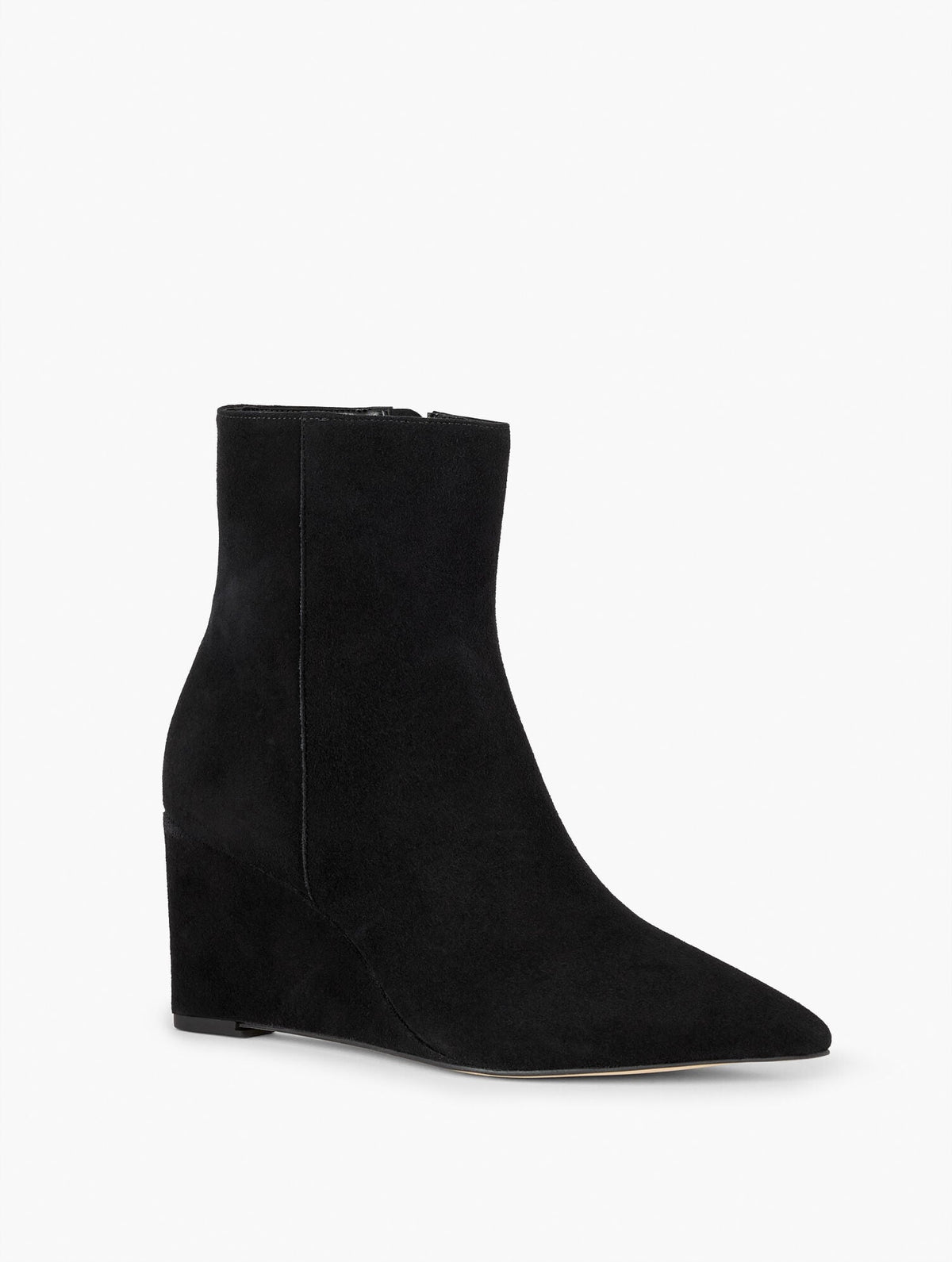 EMMA SUEDE WEDGE BOOTIE