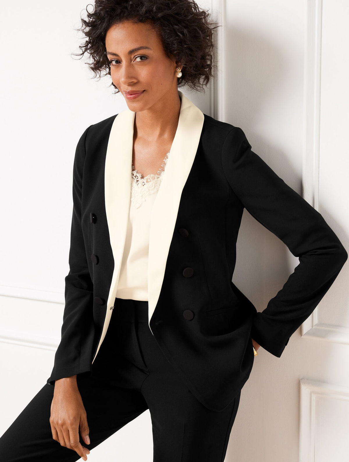 STRETCH CREPE BLAZER