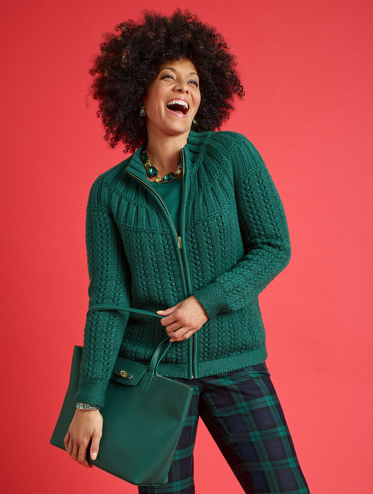 MIXED STITCH CARDIGAN