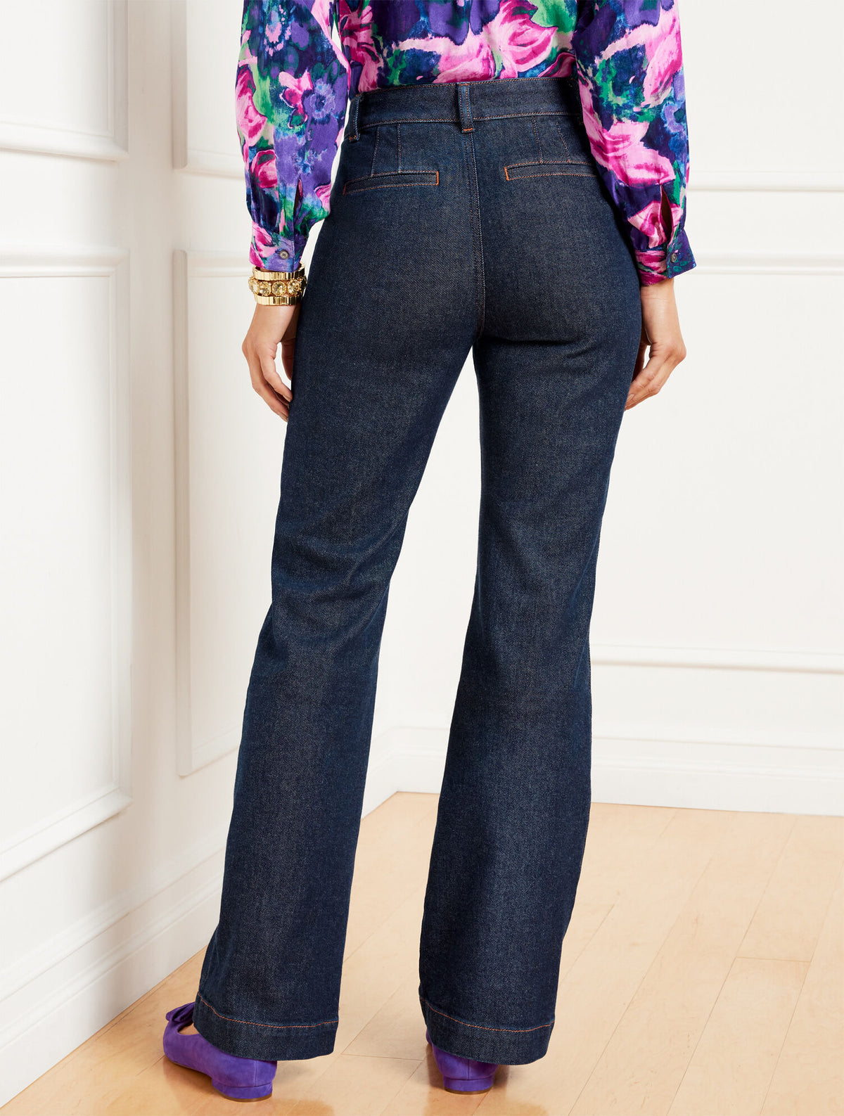 FLARE LEG JEANS - DAPHNE WASH