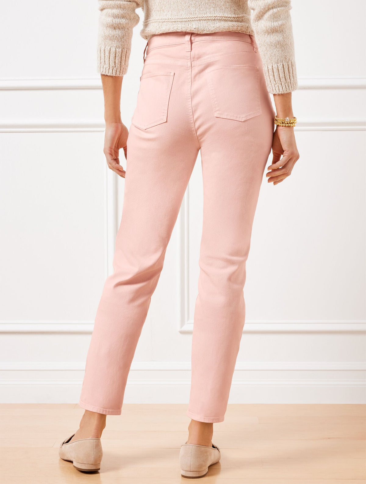 SLIM ANKLE JEANS - GARMENT DYE