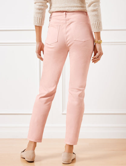 SLIM ANKLE JEANS - GARMENT DYE