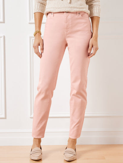 SLIM ANKLE JEANS - GARMENT DYE