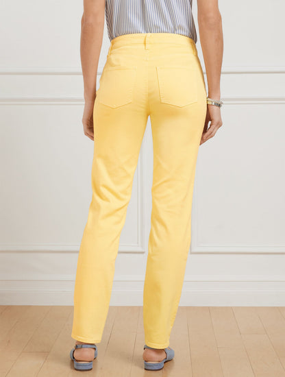 SLIM ANKLE JEANS - GARMENT DYE