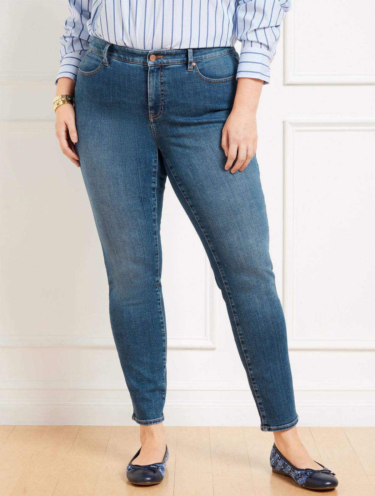 SLIM ANKLE JEAN - CHARLIE WASH